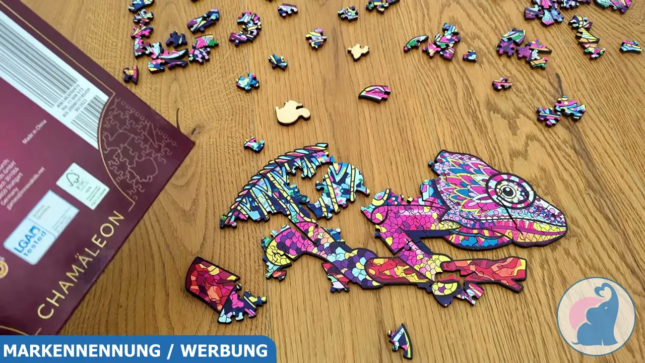 Aus meiner Sicht ist das bunte Chamäleon eine wunderschöne und originelle Geschenkidee für Schulkinder.