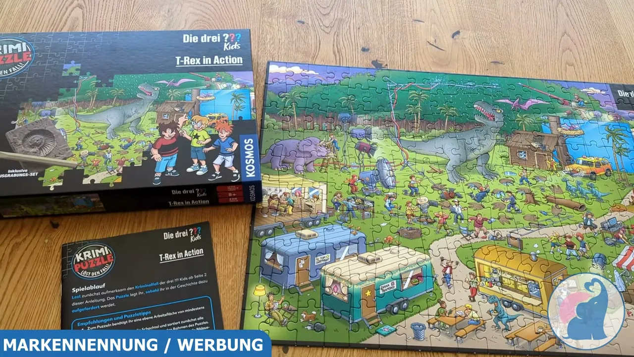 Die 200 Puzzleteile bieten meiner Meinung nach genau die richtige Herausforderung für Kinder ab acht Jahren.